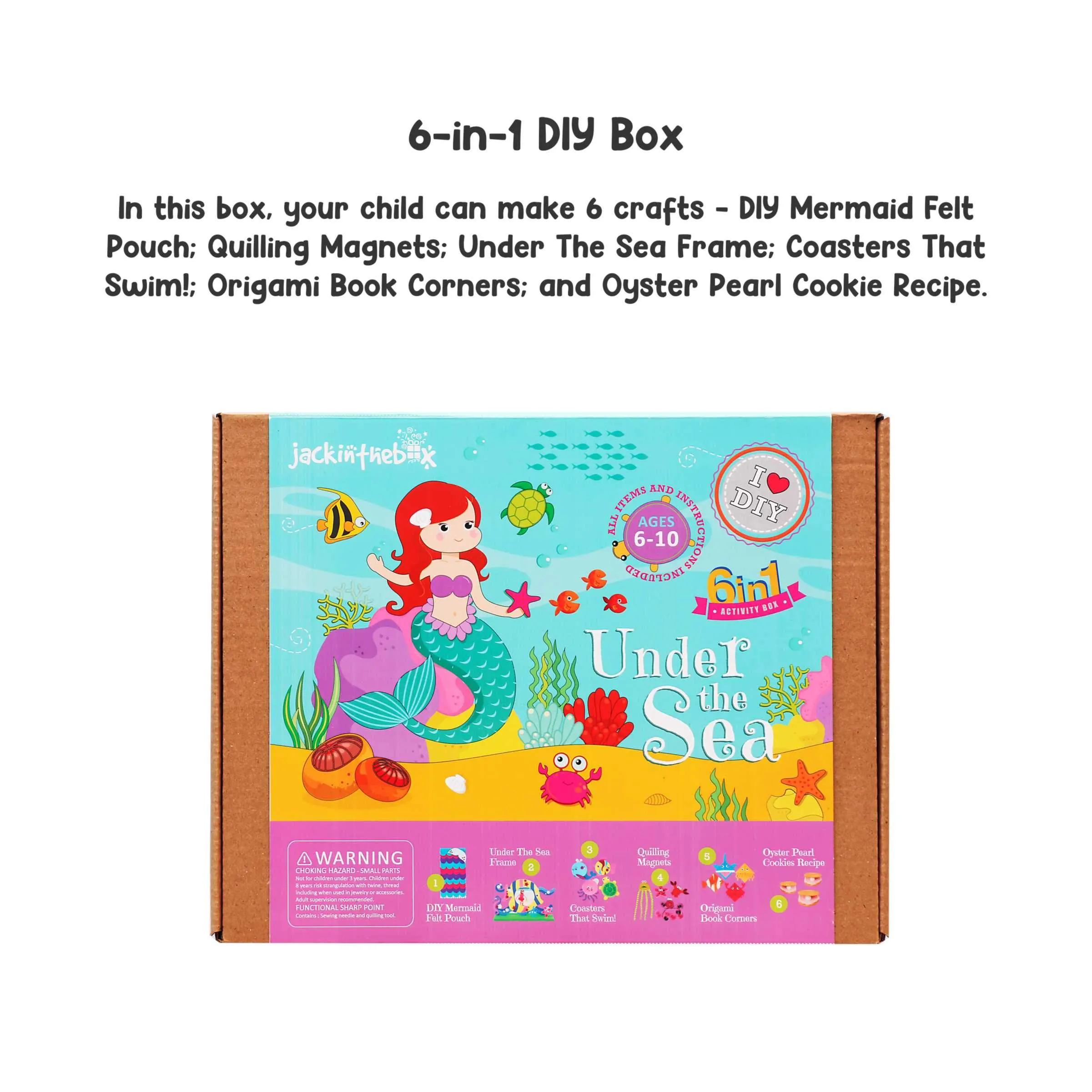 Under the Sea 6-in-1 DIY Craft Box - 5 Years 