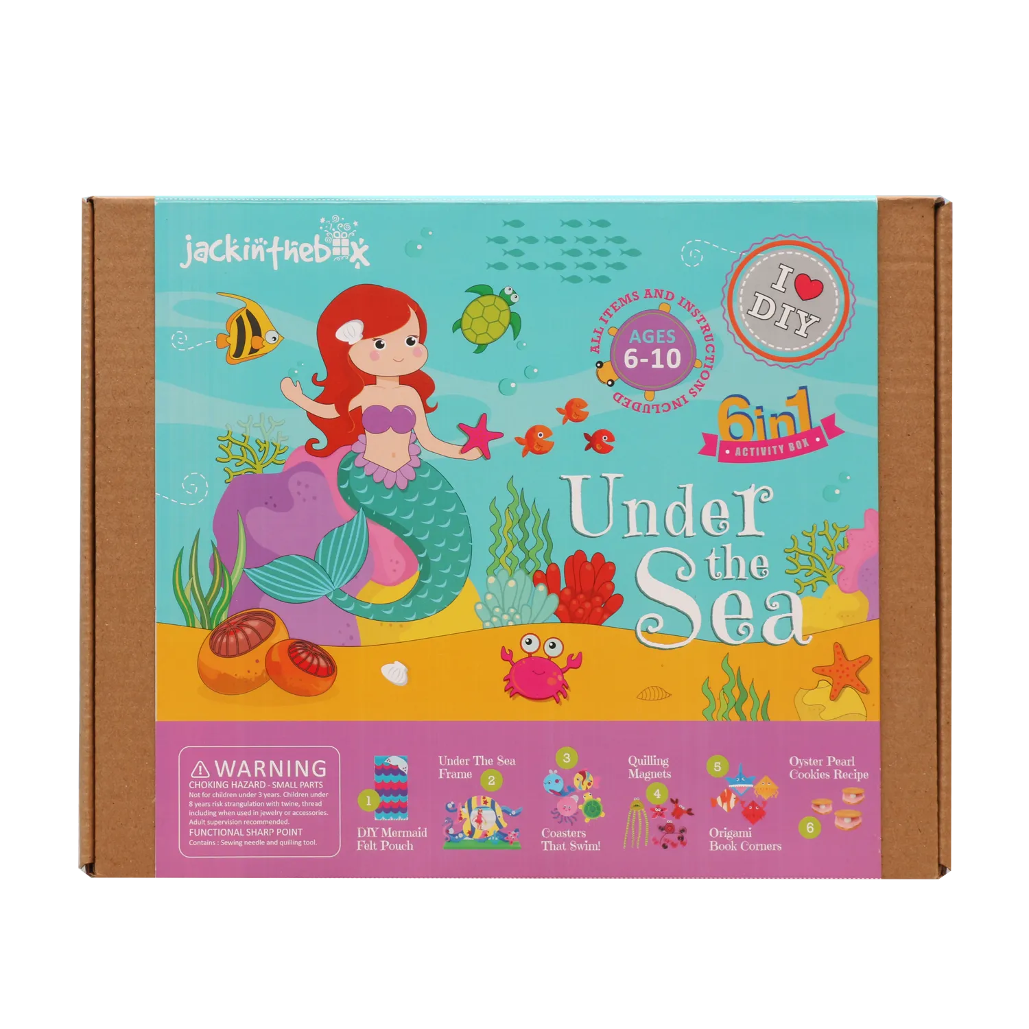 Under the Sea 6-in-1 DIY Craft Box - 5 Years 