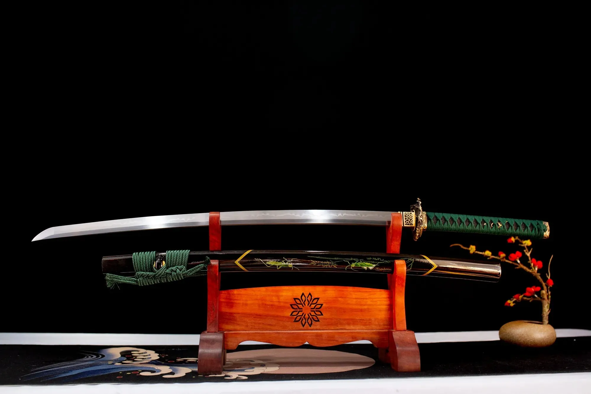 Vibrant Grasshopper Katana