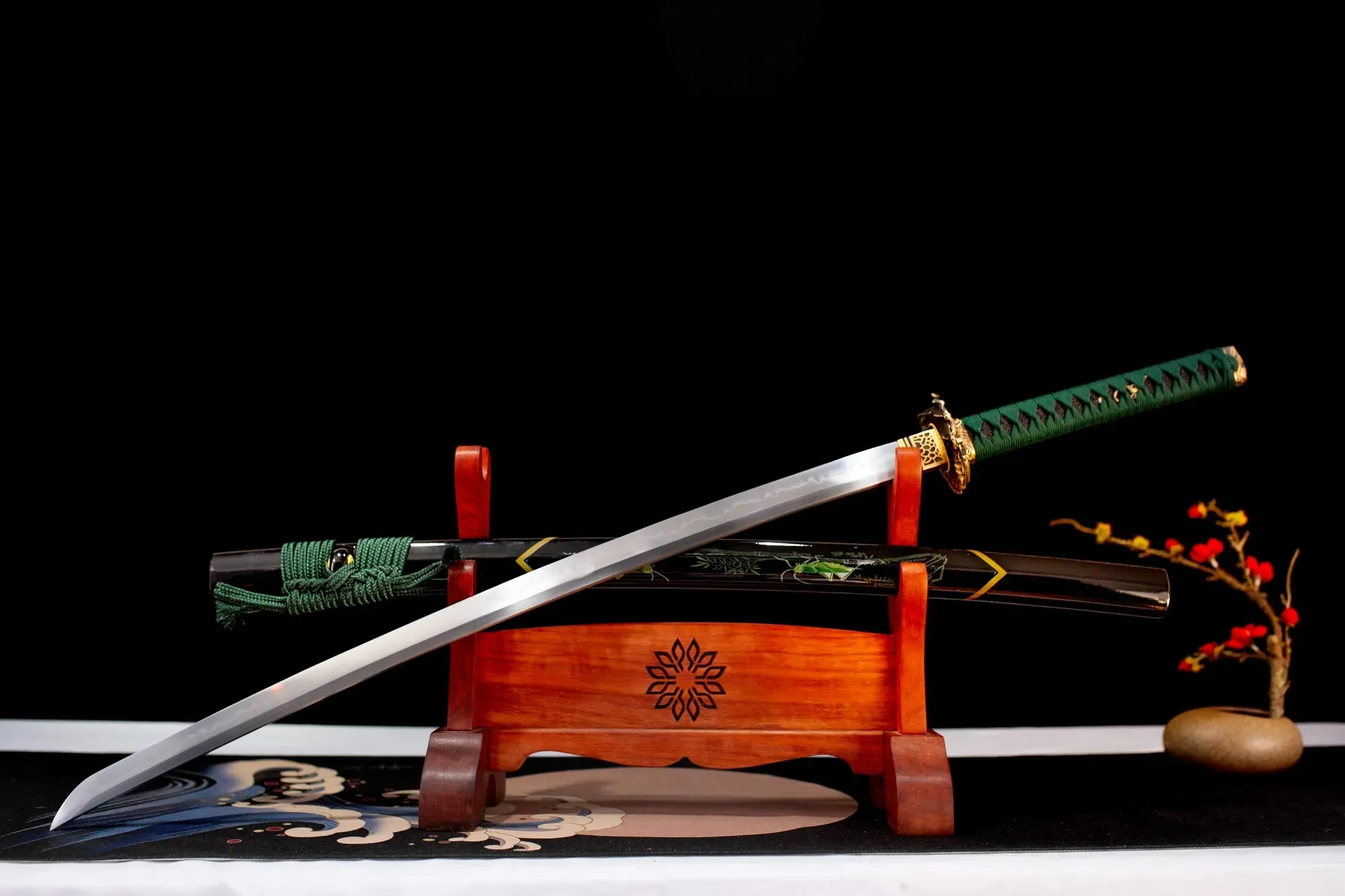 Vibrant Grasshopper Katana