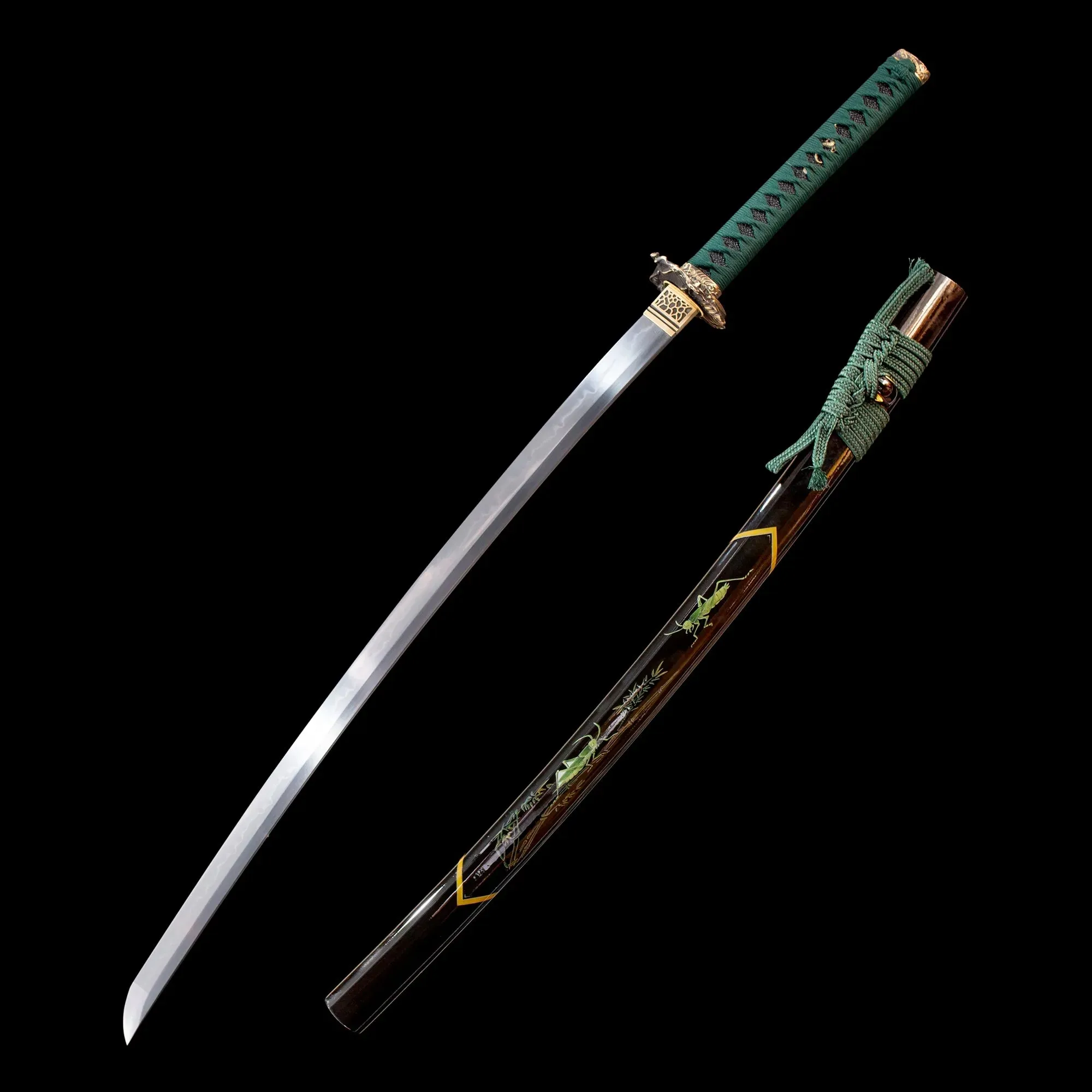 Vibrant Grasshopper Katana