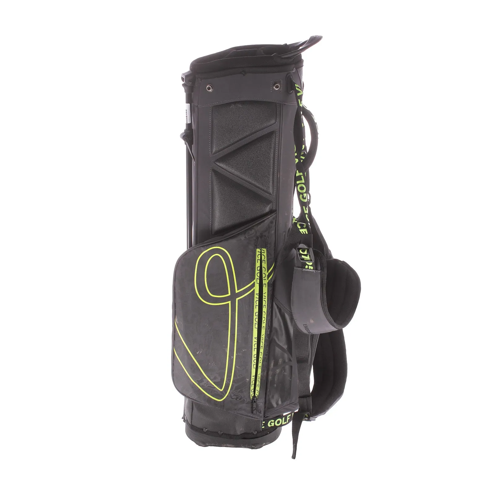 Vice Second Hand Local Legend Stand Bag - Black/Lime