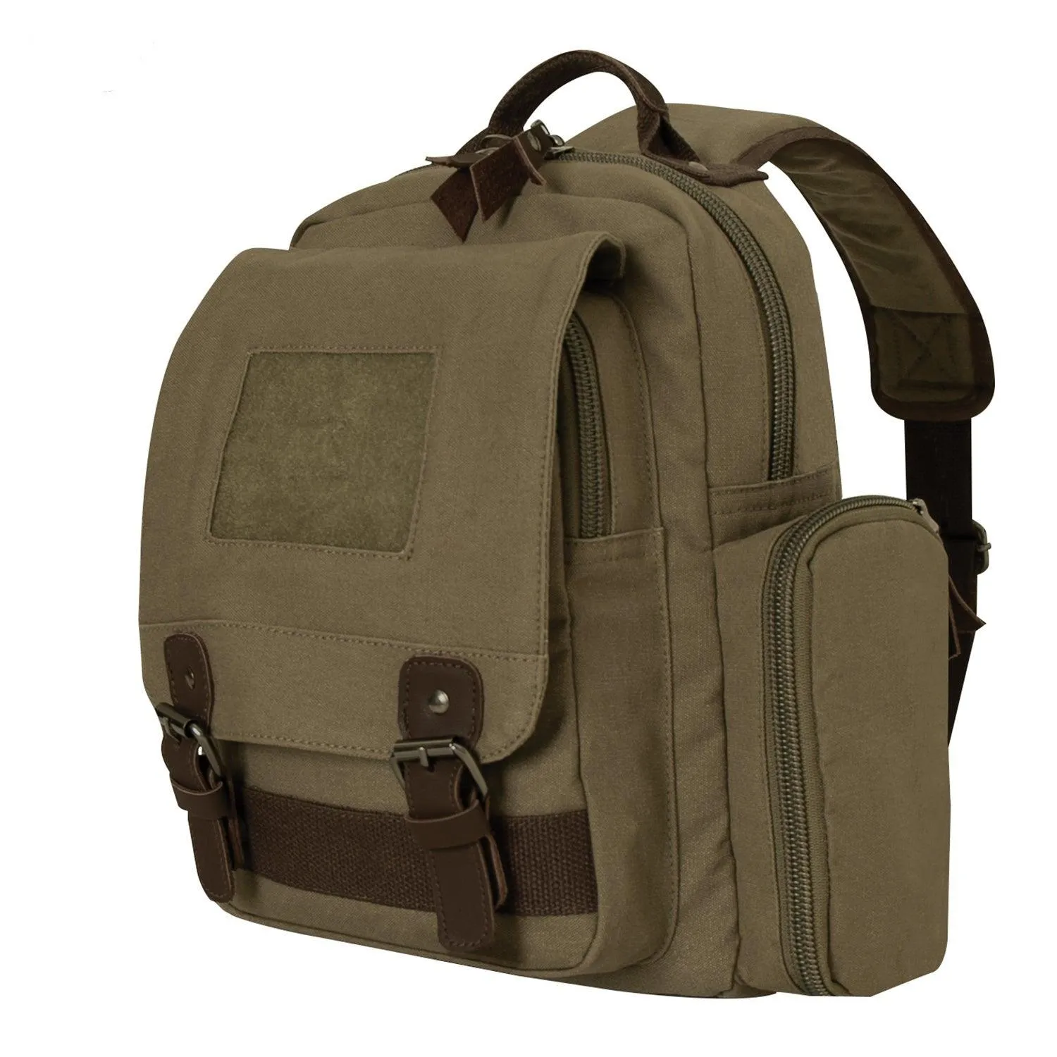 Vintage Canvas Sling Backpack