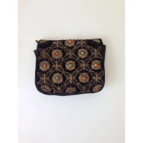 Vintage Embroidered Clutch Bag