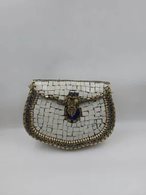 Vintage Stone Mosaic Bag