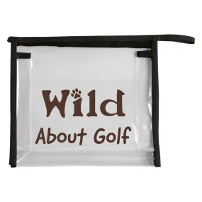 Wild About Golf Clear Travel Carrier Bag