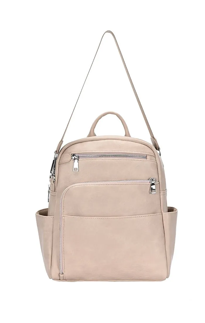 Willa Vegan Leather Utilitarian Backpack