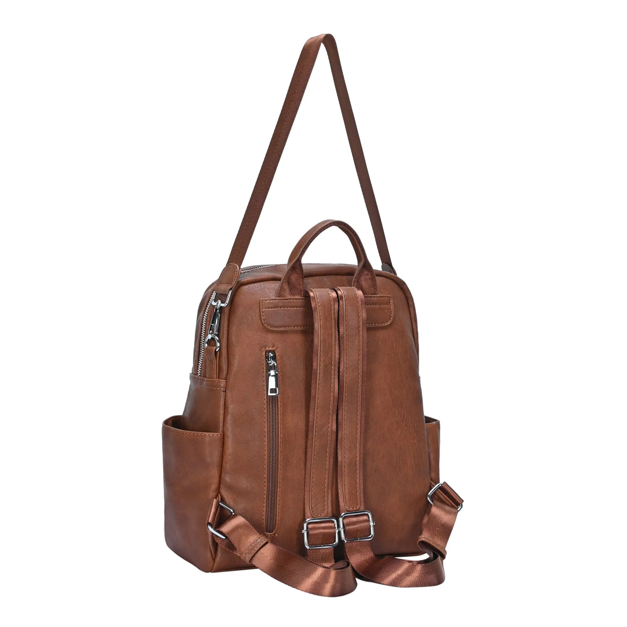 Willa Vegan Leather Utilitarian Backpack