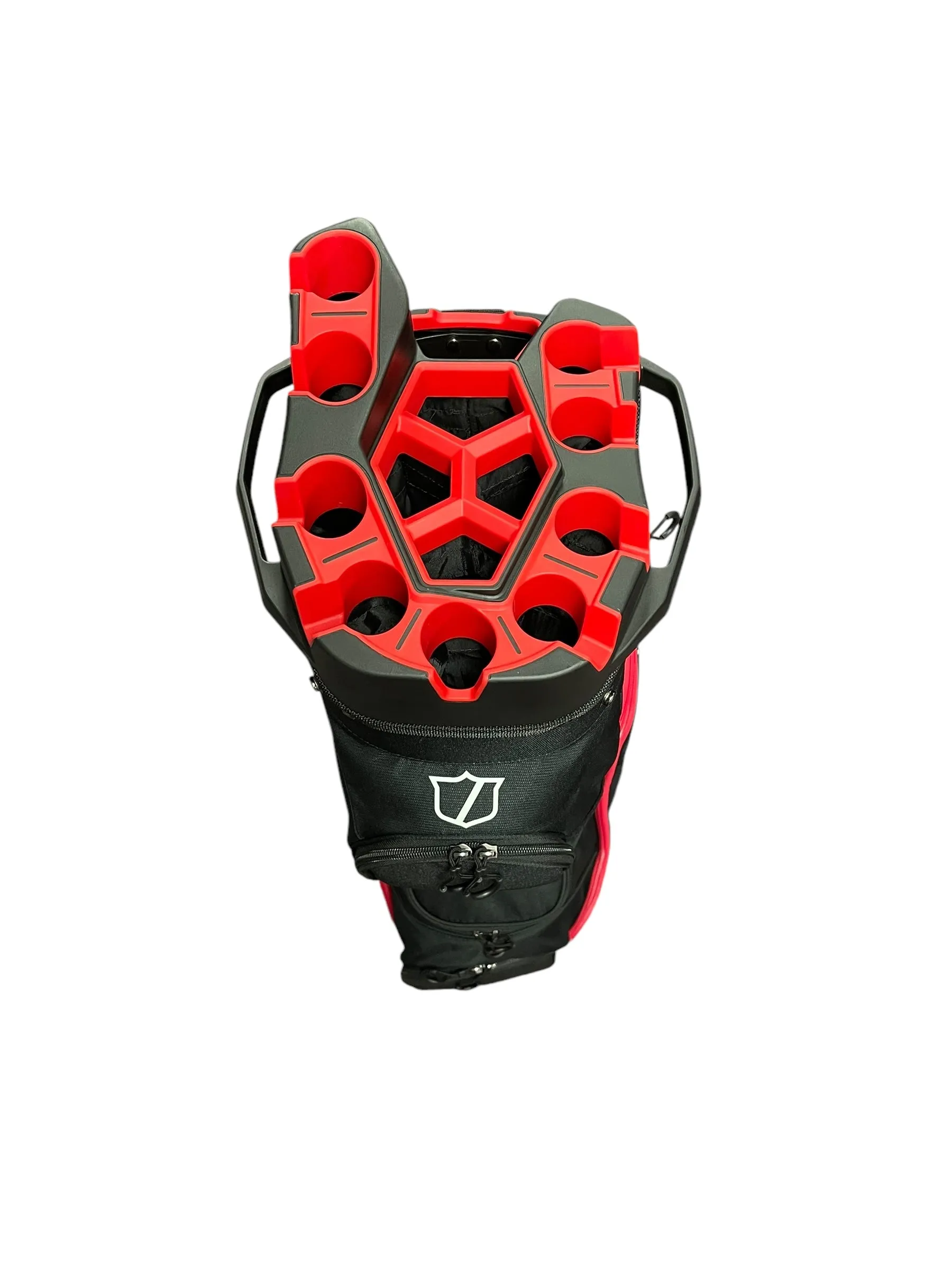 Wilson Staff I Lock Cart Bag - Black/Red