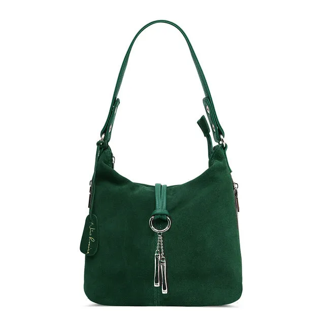 Women Split Leather Shoulder Bag