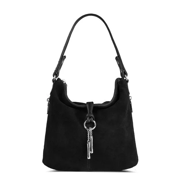 Women Split Leather Shoulder Bag