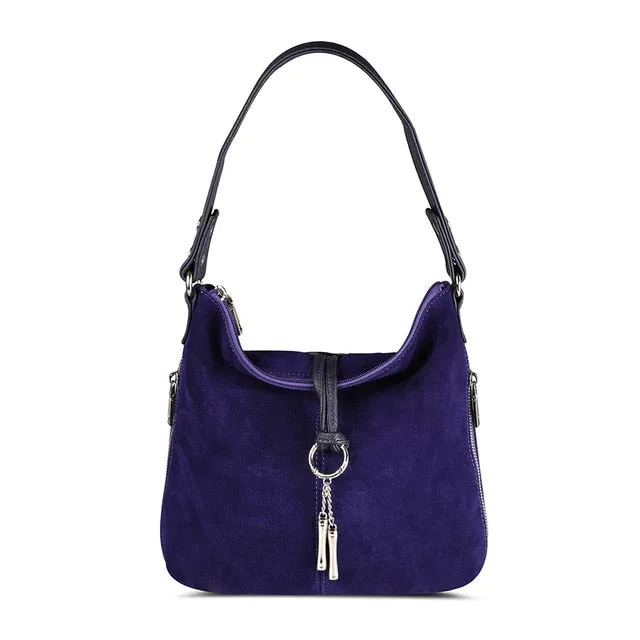 Women Split Leather Shoulder Bag