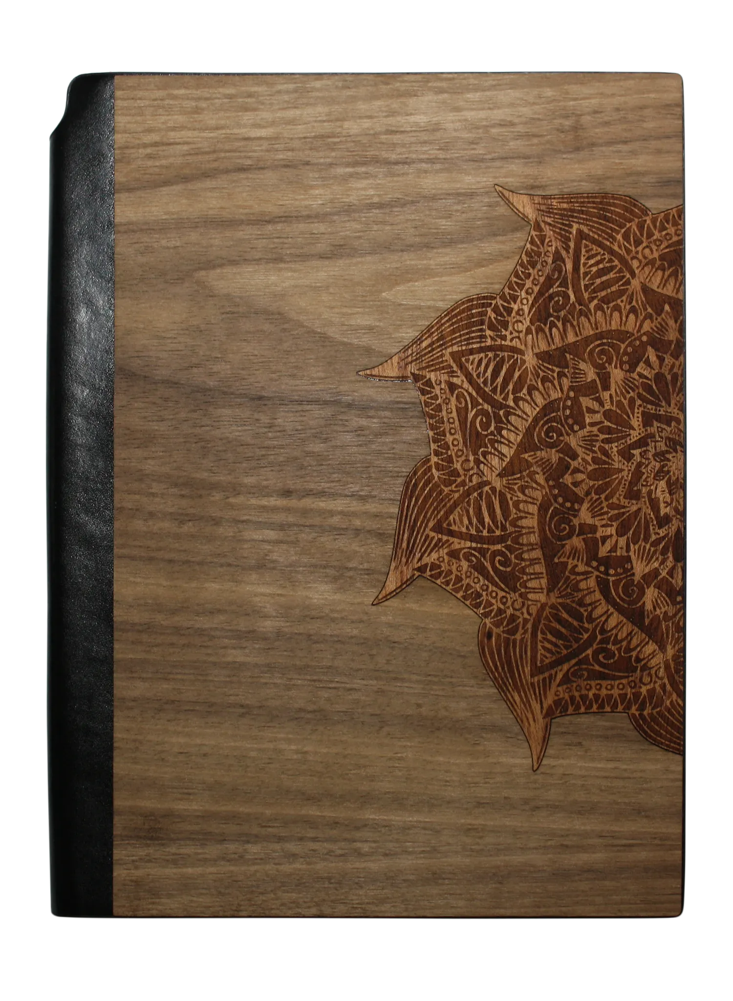 Wooden Journal / Planner | Yoga Mandala Inlay