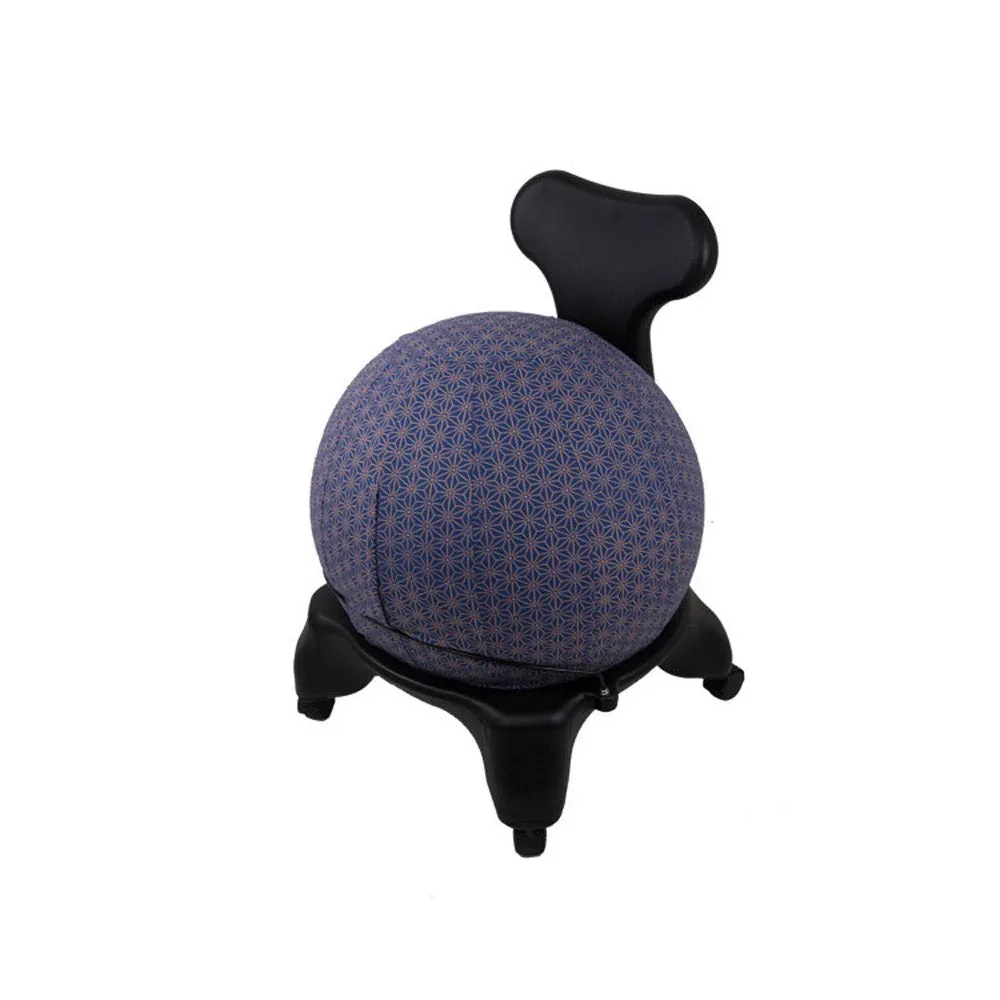 Yoga Ball Cover Size 55cm Design Colbalt Geometric Global Groove