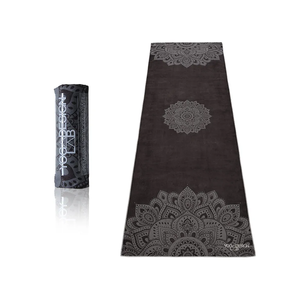 Yoga Design Lab Mat Yoga Towel Mandala Black