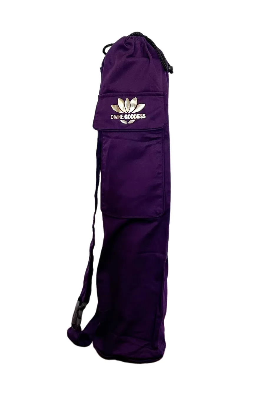 Yoga Mat Bag Purple Lotus Foil