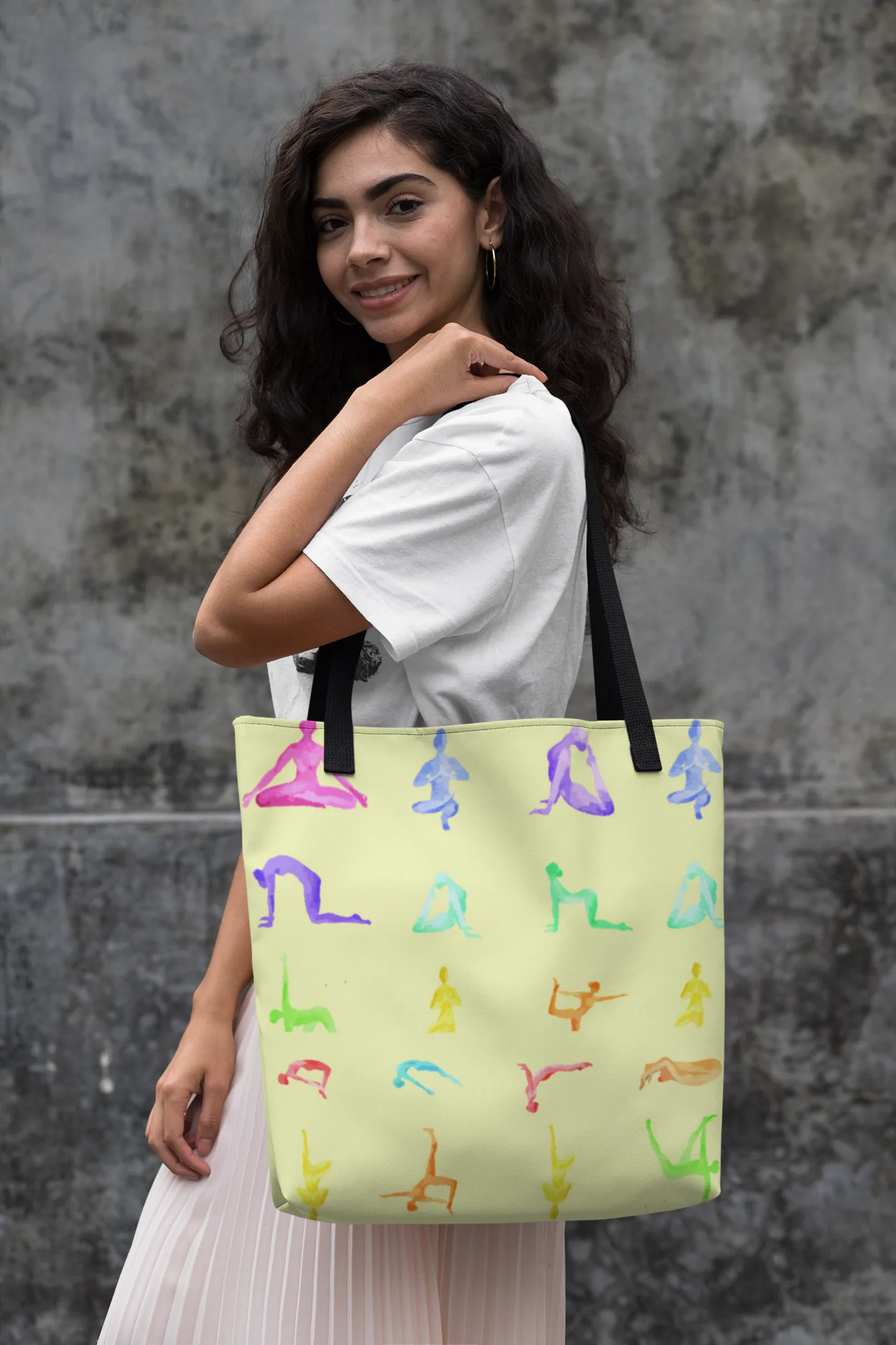 Yoga Sanctuary Everyday Yellow Tote Bag Medium